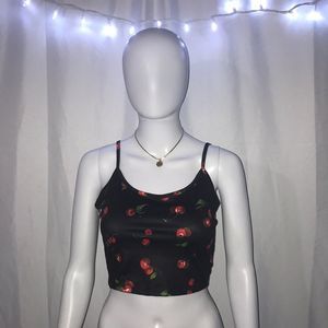 Cherry Crop Top